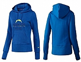Nike San Diego Chargers Team Logo Blue Women Pullover Hoodies (3),baseball caps,new era cap wholesale,wholesale hats