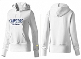 Nike San Diego Chargers Team Logo White Women Pullover Hoodies (5),baseball caps,new era cap wholesale,wholesale hats