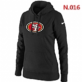 Nike San Francisco 49ers Team Logo Womens Pullover Hoodies (24),baseball caps,new era cap wholesale,wholesale hats