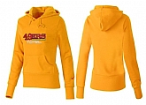 Nike San Francisco 49ers Team Logo Yellow Women Pullover Hoodies (5),baseball caps,new era cap wholesale,wholesale hats