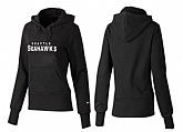 Nike Seattle Seahawks Team Logo Black Women Pullover Hoodies (1),baseball caps,new era cap wholesale,wholesale hats