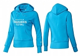 Nike Seattle Seahawks Team Logo L.Blue Women Pullover Hoodies (5),baseball caps,new era cap wholesale,wholesale hats