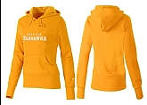 Nike Seattle Seahawks Team Logo Yellow Women Pullover Hoodies (6),baseball caps,new era cap wholesale,wholesale hats