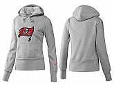 Nike Tampa Bay Buccaneers Team Logo Gray Women Pullover Hoodies (1),baseball caps,new era cap wholesale,wholesale hats