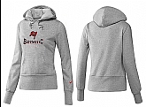 Nike Tampa Bay Buccaneers Team Logo Gray Women Pullover Hoodies (3),baseball caps,new era cap wholesale,wholesale hats