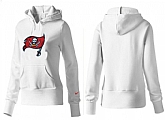 Nike Tampa Bay Buccaneers Team Logo White Women Pullover Hoodies (1),baseball caps,new era cap wholesale,wholesale hats