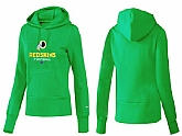 Nike Washington Redskins Team Logo Green Women Pullover Hoodies (4),baseball caps,new era cap wholesale,wholesale hats