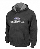 Seattle Seahawks Authentic Logo Pullover Hoodie Navy Grey,baseball caps,new era cap wholesale,wholesale hats