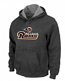 St Louis Rams Authentic Logo Pullover Hoodie Navy Grey,baseball caps,new era cap wholesale,wholesale hats