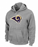 St Louis Rams Logo Pullover Hoodie Grey,baseball caps,new era cap wholesale,wholesale hats