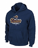 St.Louis Rams Critical Victory Pullover Hoodie D.Blue,baseball caps,new era cap wholesale,wholesale hats