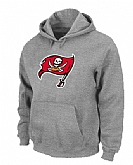 Tampa Bay Buccaneers Logo Pullover Hoodie Grey,baseball caps,new era cap wholesale,wholesale hats