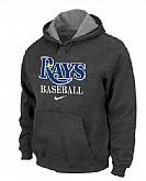 Tampa Bay Rays Pullover Hoodie D.Grey,baseball caps,new era cap wholesale,wholesale hats