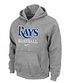 Tampa Bay Rays Pullover Hoodie Grey,baseball caps,new era cap wholesale,wholesale hats