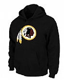 Washington Redskins Logo Pullover Hoodie Black,baseball caps,new era cap wholesale,wholesale hats