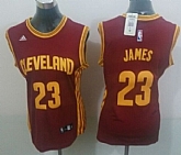 Womens Cleveland Cavaliers #23 LeBron James Revolution 30 Swingman Red Jerseys,baseball caps,new era cap wholesale,wholesale hats
