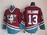 Anaheim Ducks #13 Teemu Selanne Red Throwback CCM Jerseys,baseball caps,new era cap wholesale,wholesale hats
