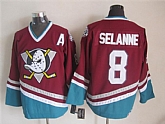 Anaheim Ducks #8 Teemu Selanne Red Throwback CCM Jerseys,baseball caps,new era cap wholesale,wholesale hats