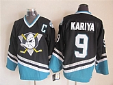 Anaheim Ducks #9 Kariya Halloween Costumes Black Throwback CCM Jerseys,baseball caps,new era cap wholesale,wholesale hats