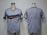 Minnesota Twins Blank Gray Jerseys,baseball caps,new era cap wholesale,wholesale hats