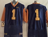 Notre Dame Fighting Irish #1 Greg Bryant 2014 Blue With Yellow Jerseys,baseball caps,new era cap wholesale,wholesale hats