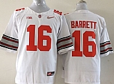 Ohio State Buckeyes #16 J.T. Barrett 2015 Playoff Rose Bowl Special Event Diamond Quest White Jerseys,baseball caps,new era cap wholesale,wholesale hats