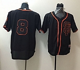 San Francisco Giants #8 Hunter Pence 2015 Black SF Edition Jerseys,baseball caps,new era cap wholesale,wholesale hats