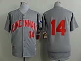 Cincinnati Reds #14 Pete Rose 1969 Gray Throwback Jerseys,baseball caps,new era cap wholesale,wholesale hats