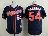 Minnesota Twins #54 Ervin Santana New Navy Blue Jerseys,baseball caps,new era cap wholesale,wholesale hats