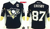 Womens Pittsburgh Penguins #87 Crosby Black Jerseys,baseball caps,new era cap wholesale,wholesale hats