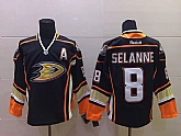Anaheim Ducks #8 Teemu Selanne 2014 Black Jerseys,baseball caps,new era cap wholesale,wholesale hats