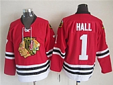 Chicago Blackhawks #1 Hall Red Throwback CCM New Jerseys,baseball caps,new era cap wholesale,wholesale hats