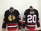 Chicago Blackhawks #20 Brandon Saad 2014 Stadium Series Black Jerseys,baseball caps,new era cap wholesale,wholesale hats