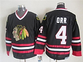 Chicago Blackhawks #4 Bobby Orr Black Throwback CCM Jerseys,baseball caps,new era cap wholesale,wholesale hats