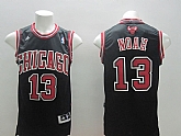 Chicago Bulls #13 Joakim Noah Revolution 30 Swingman Black Jerseys,baseball caps,new era cap wholesale,wholesale hats