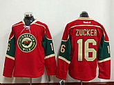 Minnesota Wilds #16 Jason Zucker Red Jerseys,baseball caps,new era cap wholesale,wholesale hats