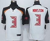 Nike Limited Tampa Bay Buccaneers #3 Jameis Winston White Jerseys,baseball caps,new era cap wholesale,wholesale hats