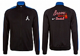 MLB Atlanta Braves Team Logo 2015 Men Baseball Jacket (5),baseball caps,new era cap wholesale,wholesale hats