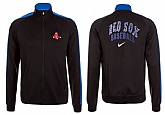 MLB Boston Red Sox Team Logo 2015 Men Baseball Jacket (5),baseball caps,new era cap wholesale,wholesale hats