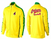 MLB Cleveland Indians Team Logo 2015 Men Baseball Jacket (4),baseball caps,new era cap wholesale,wholesale hats