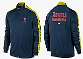 MLB Los Angeles Angels of Anaheim Team Logo 2015 Men Baseball Jacket (15),baseball caps,new era cap wholesale,wholesale hats