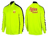 MLB Minnesota Twins Team Logo 2015 Men Baseball Jacket (14),baseball caps,new era cap wholesale,wholesale hats