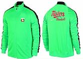 MLB Minnesota Twins Team Logo 2015 Men Baseball Jacket (18),baseball caps,new era cap wholesale,wholesale hats