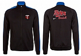 MLB Minnesota Twins Team Logo 2015 Men Baseball Jacket (5),baseball caps,new era cap wholesale,wholesale hats