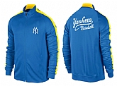 MLB New York Yankees Team Logo 2015 Men Baseball Jacket (17),baseball caps,new era cap wholesale,wholesale hats