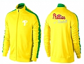 MLB Philadelphia Phillies Team Logo 2015 Men Baseball Jacket (4),baseball caps,new era cap wholesale,wholesale hats