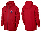 Men Dallas Cowboys Team Logo Full Zip NFL Hoodie (23),baseball caps,new era cap wholesale,wholesale hats