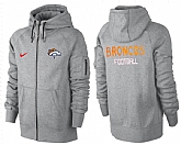 Men Denver Broncos Team Logo Full Zip NFL Hoodie (11),baseball caps,new era cap wholesale,wholesale hats