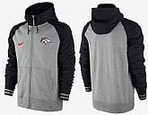 Men Denver Broncos Team Logo Full Zip NFL Hoodie (16),baseball caps,new era cap wholesale,wholesale hats