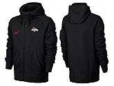 Men Denver Broncos Team Logo Full Zip NFL Hoodie (20),baseball caps,new era cap wholesale,wholesale hats